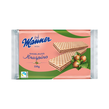 Manner Knuspino Haselnuss, 110 Gramm